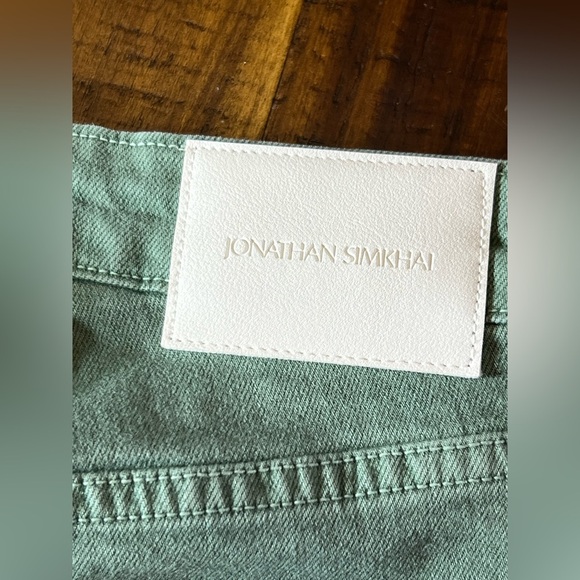 Jonathon Simkhai River High Rise Straight Pants in JD Jade - Picture 13 of 15